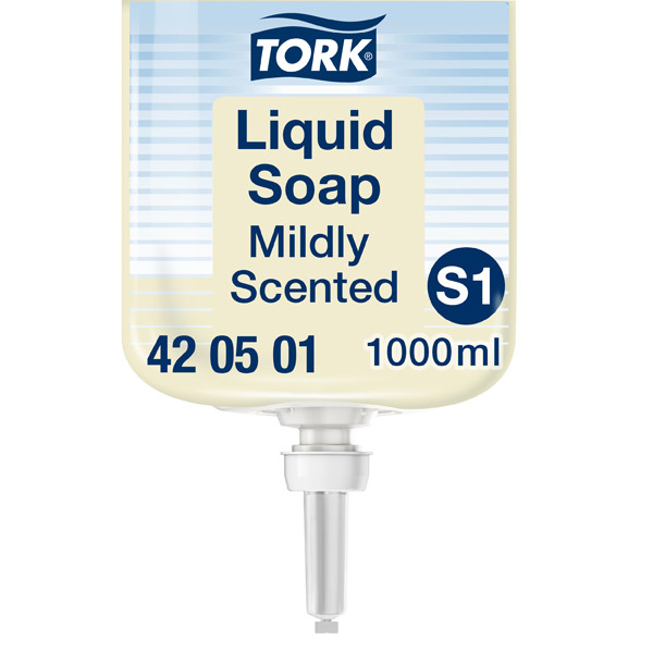 Tork perfumed liquid soap refill, 1 litre 420501 STO00032 - 1