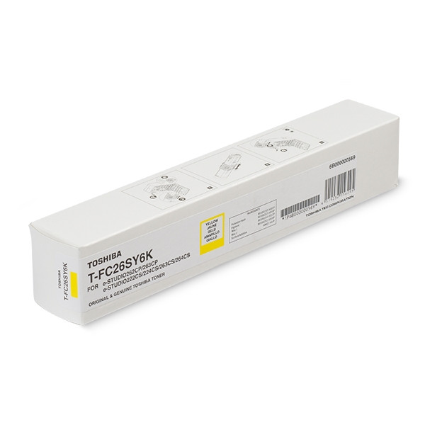 Toshiba T-FC26SY6K high capacity yellow toner (original) 6B000000569 078904 - 1