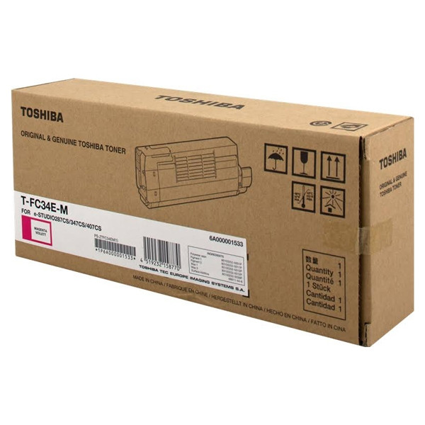 Toshiba T-FC34EM magenta toner (original) 6A000001533 078910 - 1