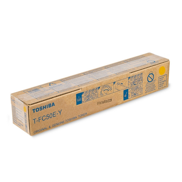 Toshiba T-FC50EY yellow toner (original) 6AJ00000111 078932 - 1