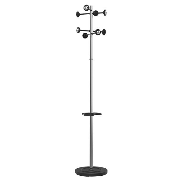 Unilux Accueil chrome grey coat rack (8 hooks) 100340697 237802 - 1