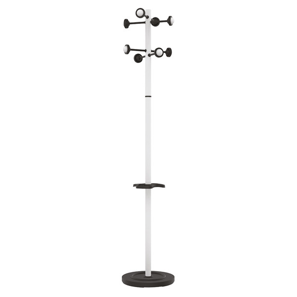 Unilux Accueil white coat rack (8 hooks) 100340696 237801 - 1