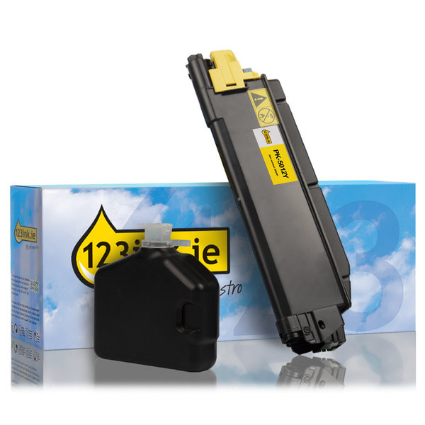 Utax PK-5012Y (1T02NSAUT0) yellow toner (123ink version) 1T02NSAUT0C 090451 - 1