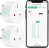 WOOX UK Smart Plugs 2-pack with energy monitor