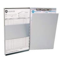 Westcott aluminum A4 clipboard with storage compartment side AC-E17004 221043