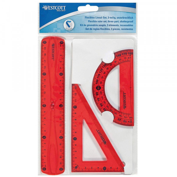 Westcott flexible maths set (3-pack)  221076 - 1