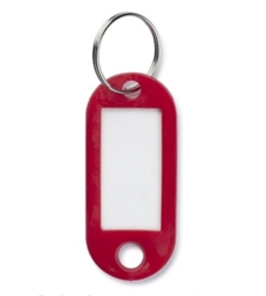 Westcott red keyrings (100-pack) AC-E10651 221015 - 1