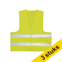 Westcott yellow safety vest (3-pack)