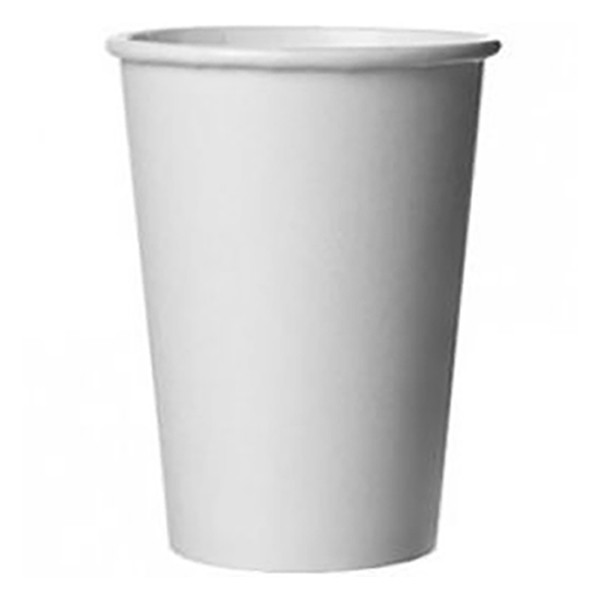 White label Cardboard white coffee cups (100-pack) 16 91728 405192 - 1