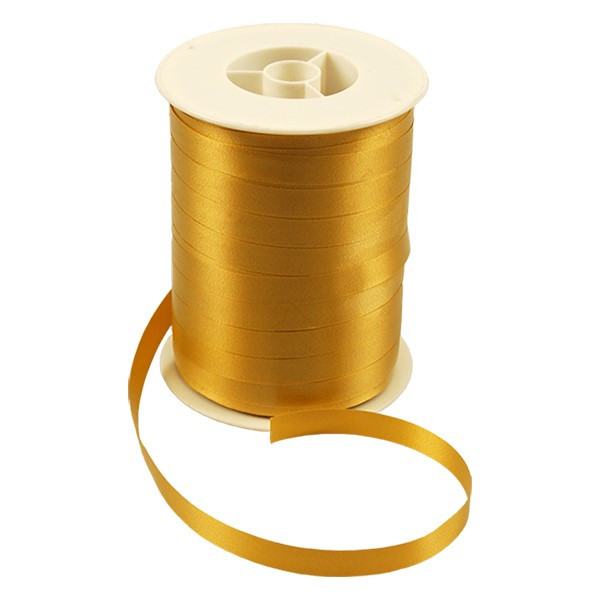 White label Curling ribbon gold, 10mm x 250m 710365 402715 - 1