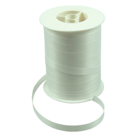 White label Curling ribbon white, 10mm x 250m 710309 402714