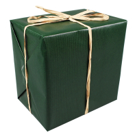 White label Green gift wrapping paper, 50cm x 250m 348925 402733