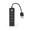 White label Nedis USB 2.0 hub (4 ports) UHUBU2420BK K120200058 - 1