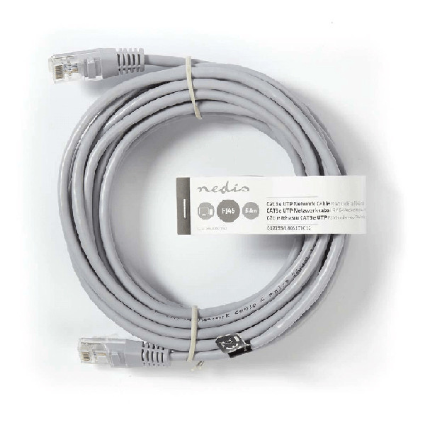 White label Network cable grey, UTP Cat5e, 5m CCGT85100GY50 400262 - 2