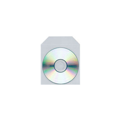 White label Plastic CD/DVD sleeves, pack of 500  050560 - 1