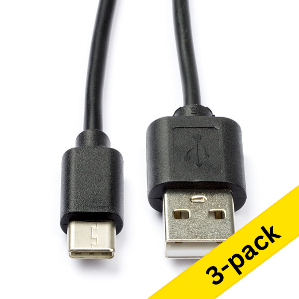 White label USB A to USB C cable, 2m (3-pack)  340005 - 1