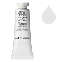 Winsor & Newton Designers 512 permanent white gouache paint, 14ml 0605512 410628