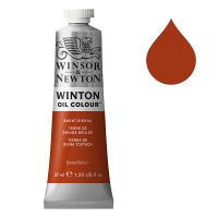 Winsor & Newton Winton 074 burnt sienna oil paint, 37ml 1414074 410249