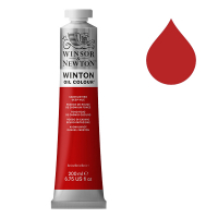 Winsor & Newton Winton 098 cadmium red deep hue oil paint, 200ml 1437098 410308