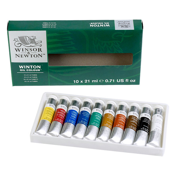 Winsor & Newton Winton oil paint tubes, 21ml (10-pack) 1490618 1490697 410359 - 1