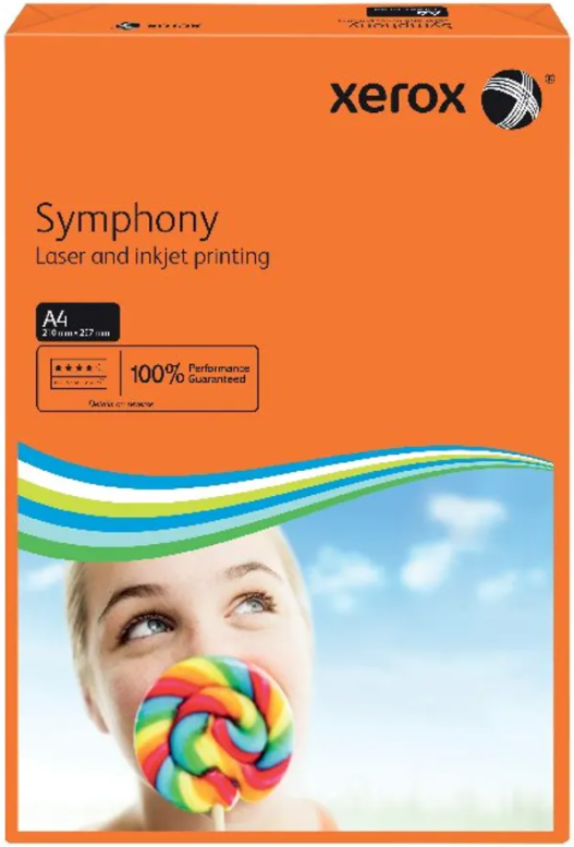 Xerox 003R93953 Symphony deep orange tints A4 ream, 80g (500 sheets) 003R93953 150526 - 1