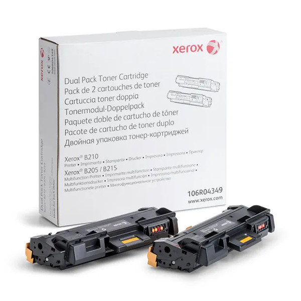 Xerox 106R04349 black toner 2-pack (original Xerox) 106R04349 041112 - 1