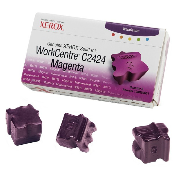 Xerox 108R00661 magenta Solid Ink Sticks 3-pack (original) 108R00661 047020 - 1