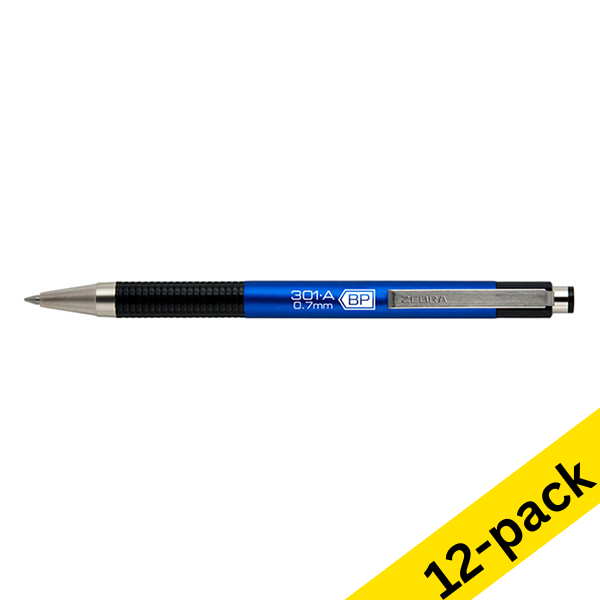 Zebra Pen Zebra F301A  blue ballpoint pen (12-pack)  423809 - 1