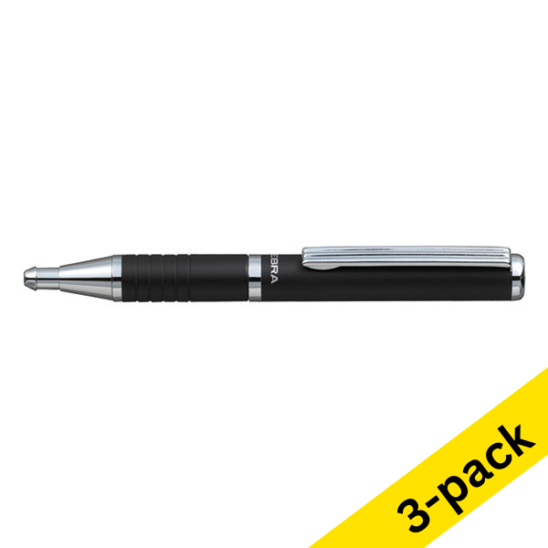 Zebra Pen Zebra SL-F1 black ballpoint pen (3-pack)  423802 - 1