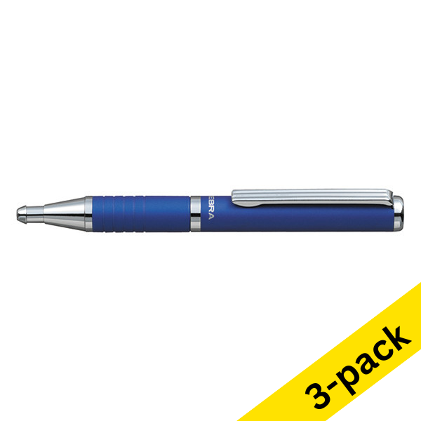 Zebra Pen Zebra SL-F1 dark blue ballpoint pen (3-pack)  423801 - 1