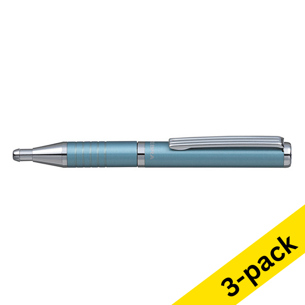 Zebra Pen Zebra SL-F1 light blue ballpoint pen (3-pack)  423800 - 1